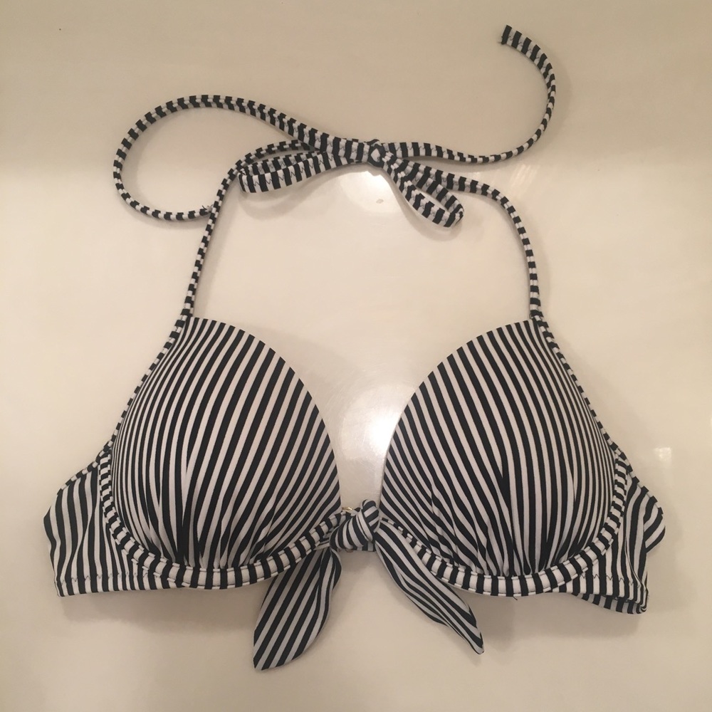 Striped Bikini Top
